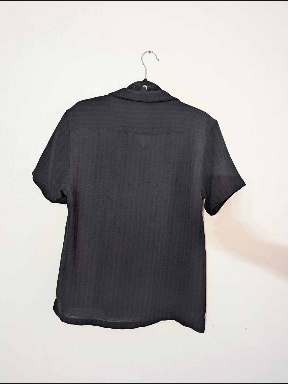 Ricky Singh Cactus Man Short-Sleeve Button-Down Textured Dressy Collar Shirt L - Picture 4 of 10